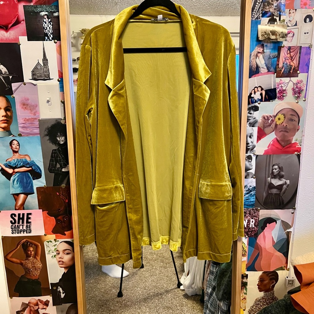 Velvet Mustard Jacket